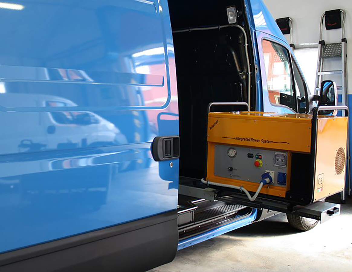 06 générateur et compresseur sur un traîneau extractible Syncro Suisse